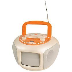 VOCOPRO Portable 5? B/W TV with Karaoke Player and AM/FM Tuner VOCOPRO Portable 5? B/W TV with Karaoke Player and AM/FM Tuner