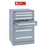 Lyon Counter Height Modular Storage Drawer Cabinet