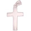 Simple Sterling Silver Cross - Large and Thick ( 2.5cm or 1 inch)