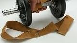 Weight Lifting Straps -SUEDE BLACK (Leather) PAIR