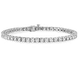 10 Carat Diamond 14k White Gold Tennis Bracelet 10 Carat Diamond 14k White Gold Tennis Bracelet
