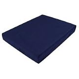 Duro-Med Polyfoam Wheelchair Cushion, Poly/Cotton Cover, Navy, 3 Inch x 16 Inch x 18 Inch