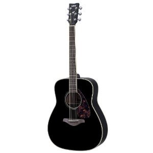 Yamaha Fg720s Folk Acoustic Guitar, Black