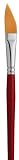 Pebeo Iris Dagger Stripper No.12 Brush, Yellow Polyamide Fibers, 12.07mm