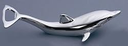 Silver Plated Dolphin Bottle Opener