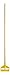 Rubbermaid Commercial invader 60 Inch Wood Wet Mop Handle (FGH116000000)