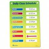 Learning Resources LER3233 Learning Resources Magnetic Classroom Schedule Chart