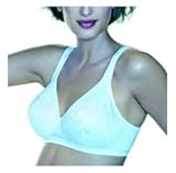 Playtex Women's Cross Your Heart Foam Lined Heart Jacquard Soft Cup Bra