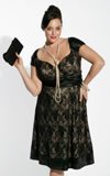 Igigi Adriana Lace Plus Size Dress with Shrug