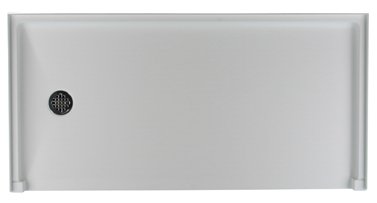 Swanstone FBF-3060L.010 Barrier Free 30in. x 60in. Single Threshold Left Drain Shower Floor, White