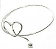 Fashion Jewellery Armlet in Sterling Silver in Indian Style (armlt055)