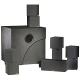 M&S SYSTEMS MNCXSB W/PSW112 MINI-CUBE HOME THEATER SYSTEM (BLACK)