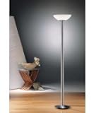 IMAGE OF Holtkotter 2573-3SN 3 Light Torchiere Lamp in Satin Nickel with Satin White glass