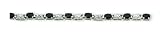Sterling Silver Sapphire and Diamond X and O Bracelet