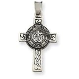 Sterling Silver US Navy Cross Pendant