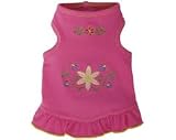 Floral and Ruffle Delilah Dog Dress (XLarge)
