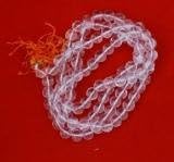 Clear Quartz(sphatik) 8 Mm Necklace