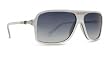 Von Zipper - Stache Sunglasses, White Sandwich/ Grey Gradient Lens