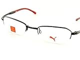 - Puma 15204 PU15204 Satin Black Optical Eyeglasses Frame 48-20-140
