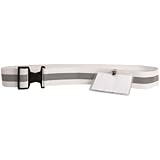 Reflex Safety Reflective Belt w/ ID Holder-White