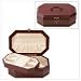 Elegant Rosewood Finish Jewelry Box Case Holder Tray Elegant Rosewood Finish Jewelry Box Case Holder Tray