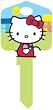 Hello Kitty Green Kwikset KW House Key