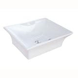 Elements of Design EDV4049 Forte Wash Basin Vessel Sink, White
