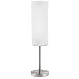 Eglo Tischleuchte TL/1 NICKEL-MATT/WEISS ‘TROY 3′