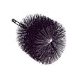 Rutland Inc 8In Round Wire Chimney Brush 16408