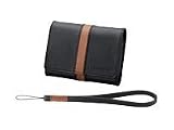 Soft Carrying Case (Genuine Leather) for  DSCT100/ DSCT20 /DSCW90 /DSCW80 /DSCW55 DSCW35 BLACK