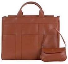 Abbi New York Caroline Laptop Case Bag Camel