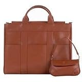 Abbi New York Caroline Laptop Case Bag Camel