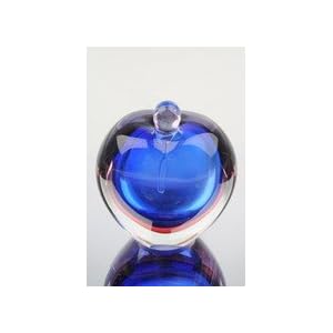 Murano Hand Blown Glass Rainbow Heart Perfume Bottle NP 1227 Murano Hand Blown Glass Rainbow Heart Perfume Bottle NP-1227