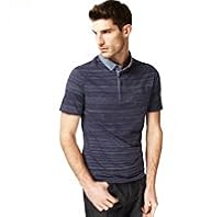 Autograph Pure Cotton Space Dye Polo Shirt