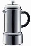 Bodum Chambord 12oz Stainless Steel 6 Cup Stovetop Espresso Maker