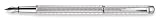 Caran D'ache Ecridor Chevron Silver Plated/Rhodium Coat Fine Point Fountain Pen - CA-958276