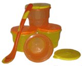 Nuby Storage Bowls with Feeding Spoon BPA Free!!!