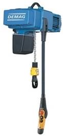 Elec ChainHoist, 2200 lb, 16ft Lft, 0-40fpm