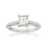 .82ct Diamond Solitaire Engagement Ring In 14kt White Gold. Size 5.75