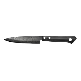 Kyocera Kyotop Damascus Pakka Handle 4.5 Inch Utility Knife by Kyocera