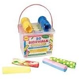 Alex Toys 20 Sidewalk Chalks With 2 Holders