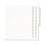 Avery Standard Collated Legal Dividers, Letter Size, Exhibit A-Exhibit Z Tab Set, 1 Set, White (1370)