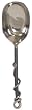 Decorative Ice Scoop with Black Vine Handle