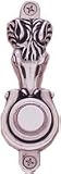 Designer Italian Horse Head Doorbell Button - Antique Silver