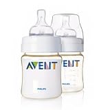 Avent PES Bottle with Newborn Nipple Twin Pack - 4... by Avent Naturally