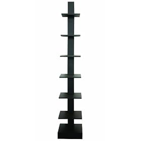 Nexxt by Linea Talma - Vertical Book Case 7 Tier Black