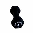 4 lb Black Neoprene Dumbbell
