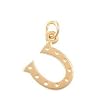 Small Lucky Horseshoe Pendant in Gold Vermeil, #8020
