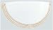 American Fluorescent SRR213TREC Travertine Reed & Ribbon Tropical / Safari Wall Washer Sconce from t