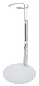 Kaiser Doll Stand 2501, Box of 12 - White Doll Stands for 12" to 18" Fashion Dolls and Action Figures